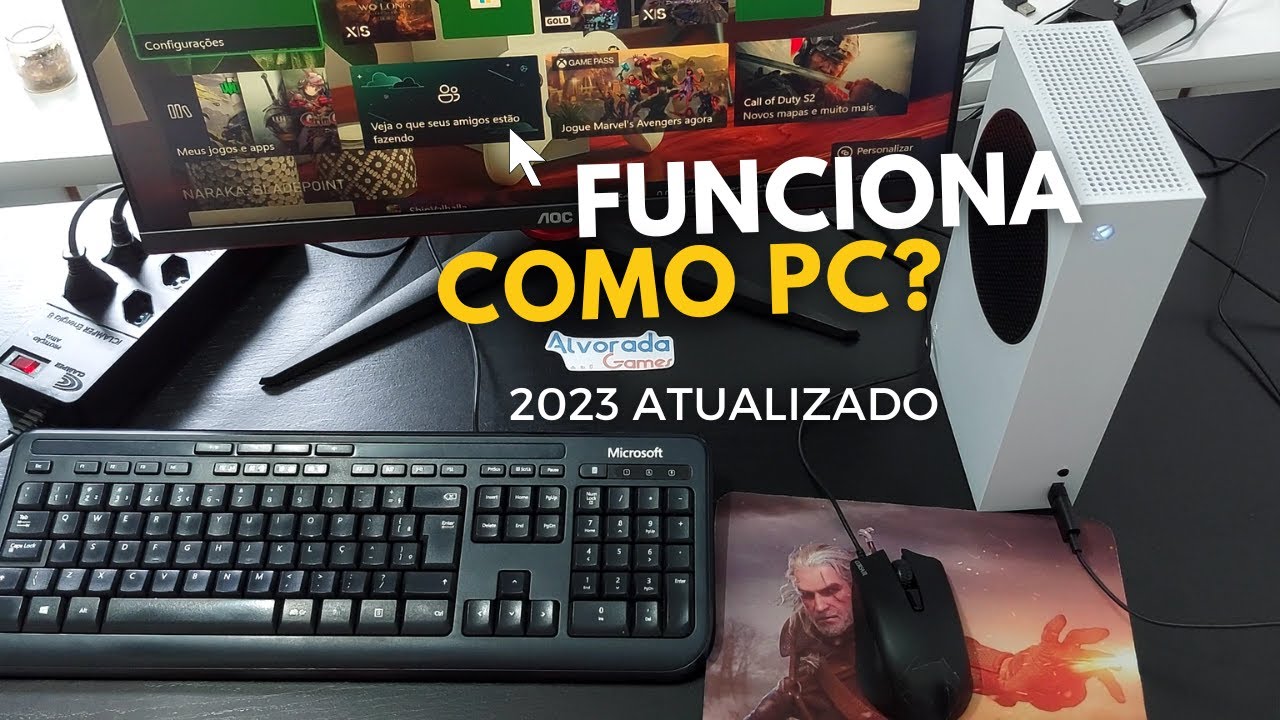 Teclado e Mouse no Xbox Series S | Seta do Navegador, Word, WhatsApp e Jogos [2023]