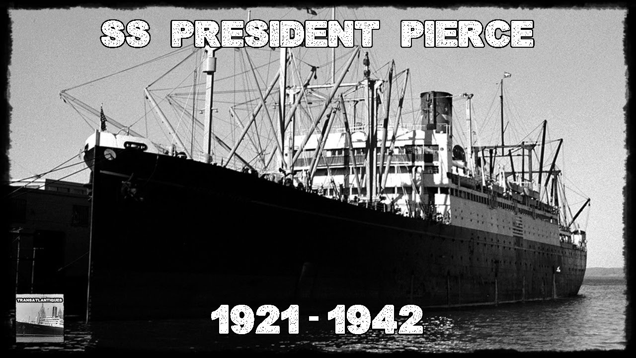 SS PRESIDENT PIERCE - CONSTRUÇÃO AO NAUFRÁGIO