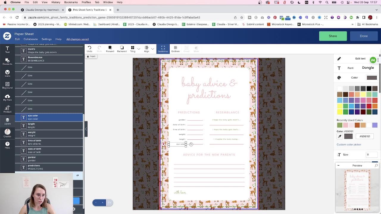 [Designing Live] Baby Shower Stationery Collection for Zazzle