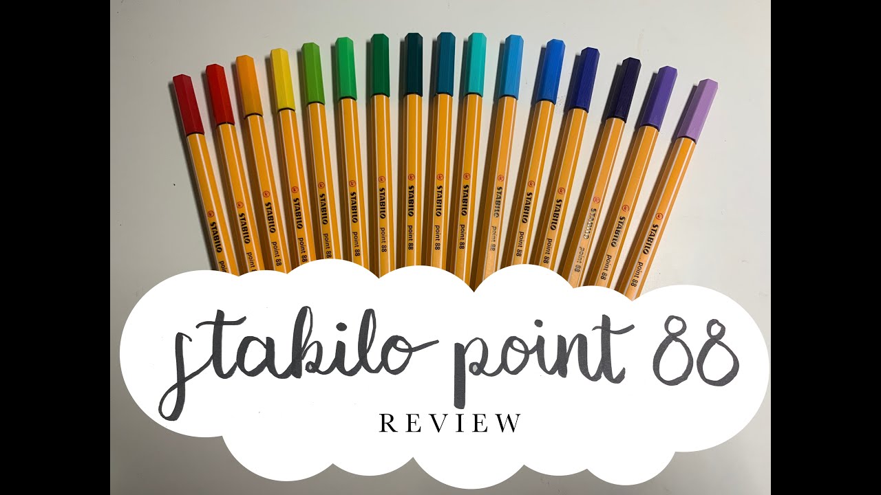 PEN REVIEW ★ Stabilo Point 88 Fineliners