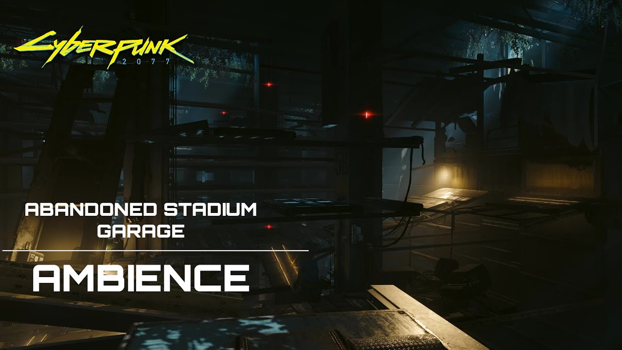 Dogtown Abandoned Stadium Garage | Ambience | Cyberpunk 2077 |
