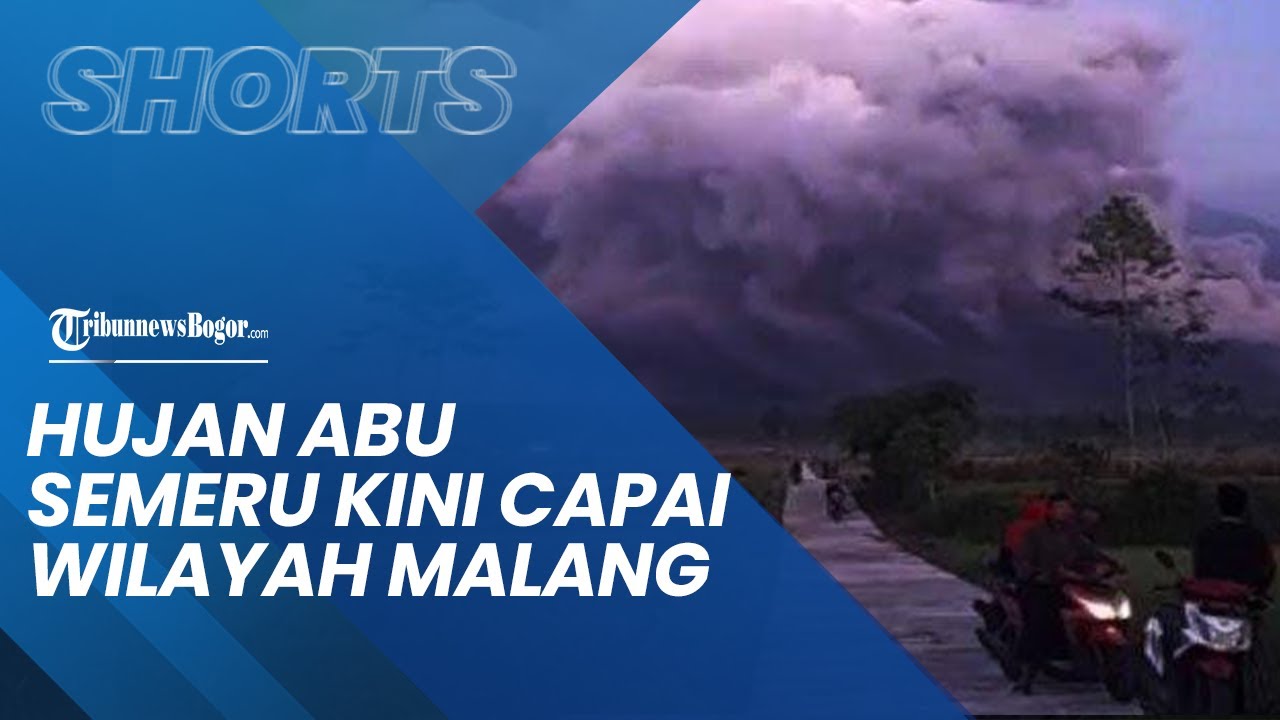 Hujan Abu Vulkanik Imbas Erupsi Semeru Kini Mencapai Malang, Kecamatan Ini yang Terdampak