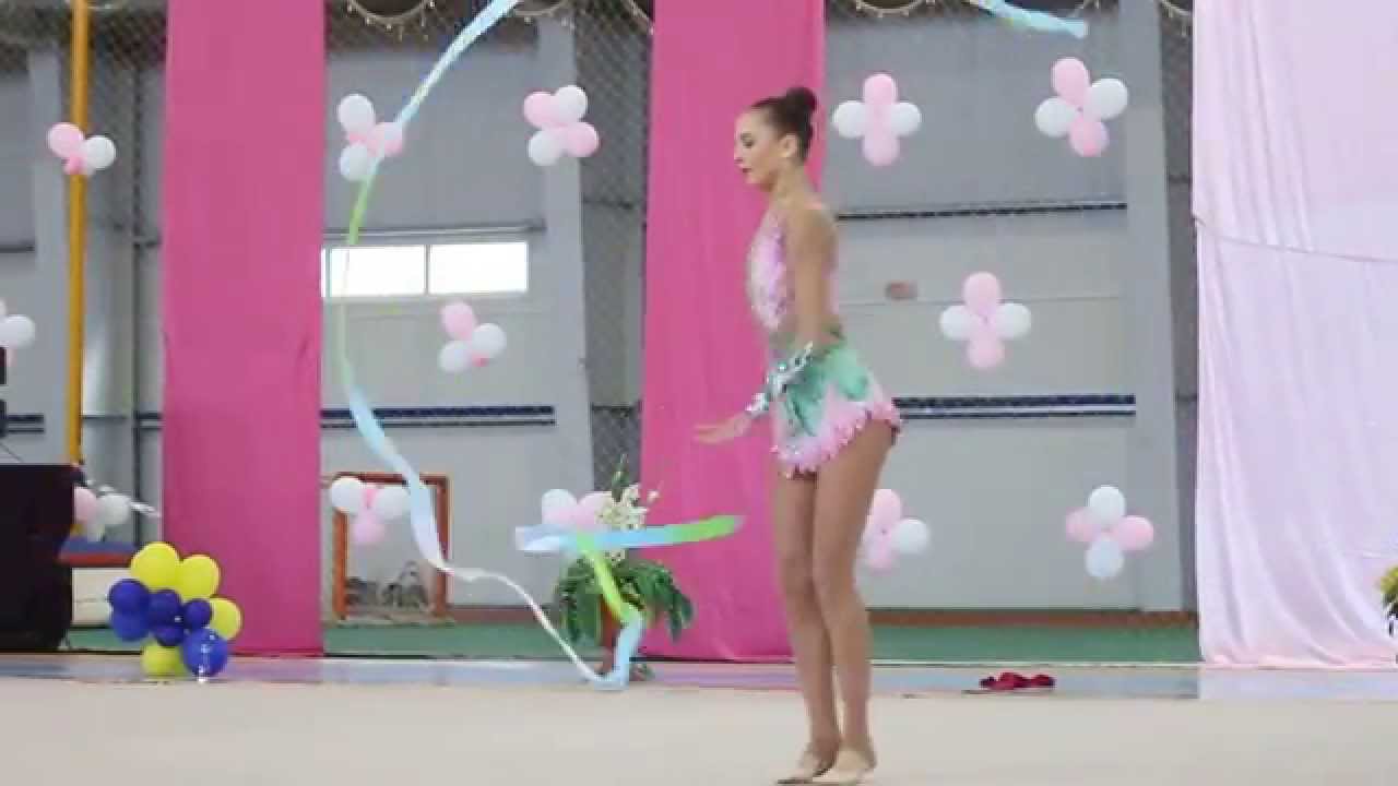 Kateryna Lutcenko ribbon Ukrainian Team Championship