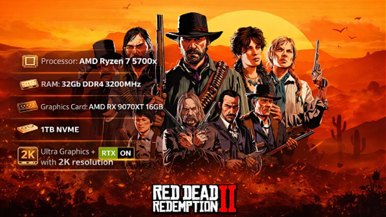 Red Dead Redemption 2 – Gameplay 01 | 2K Resolution | Ultra Graphics