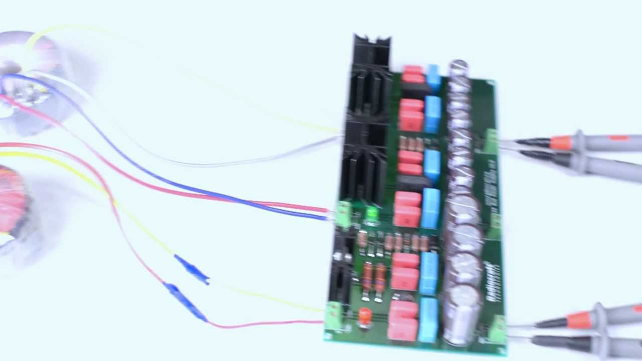 Three Bus Power Supply for Tube Amp Kit