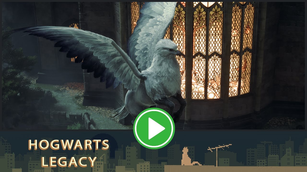 Hogwarts Legacy - Highwing (Hippogriff) | Night Flight | Music & Ambiance | Study, Sleep, Relax