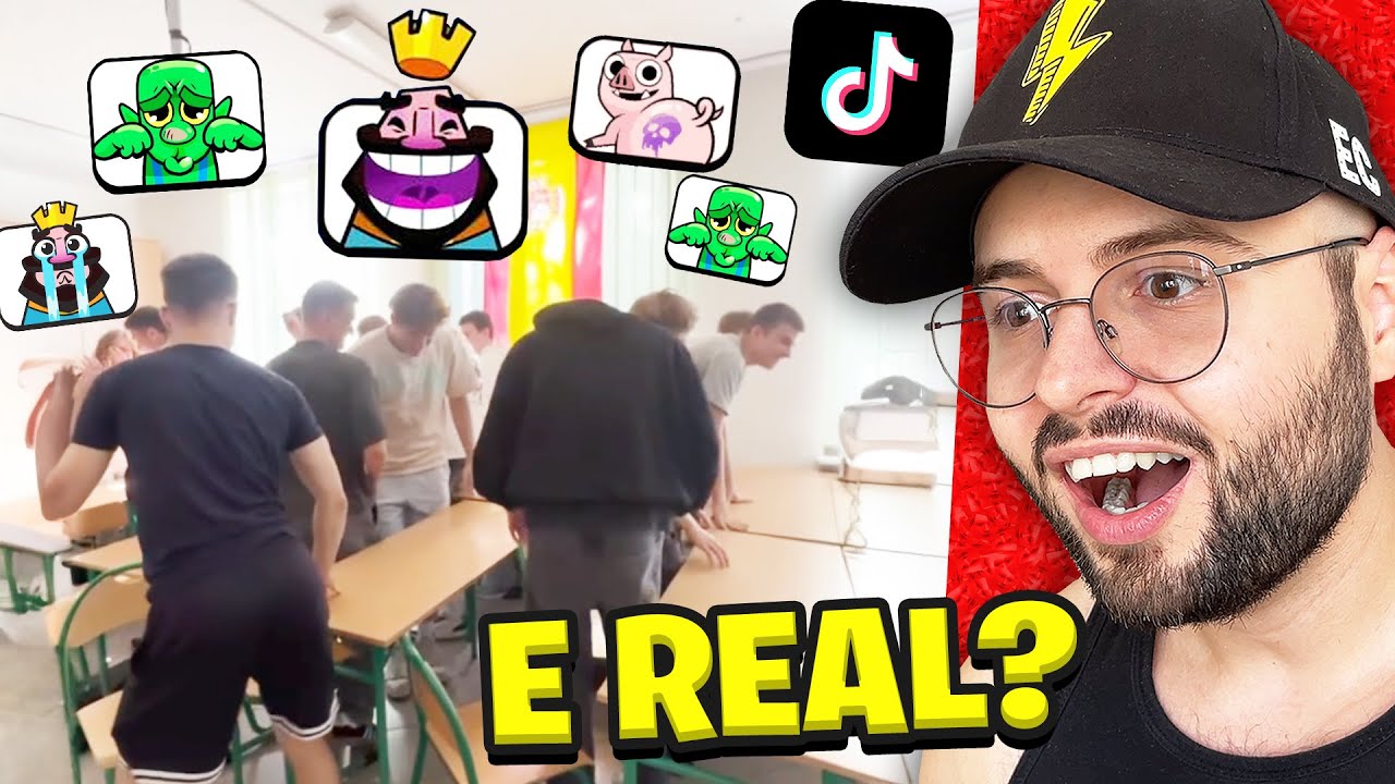 Reactionez la MEME-URI AMUZANTE! Scoala de Clash Royale???
