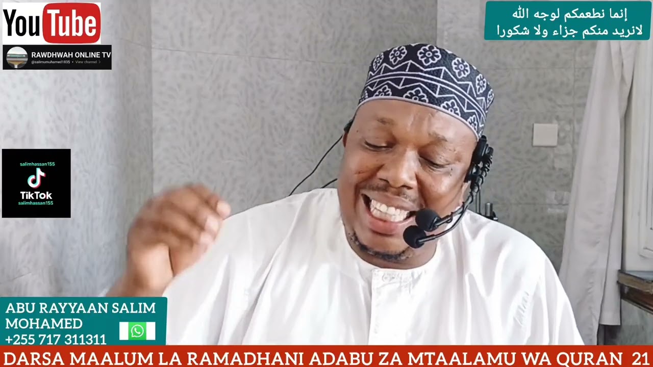 ADABU ANAZOTAKIWA AWE NAZO ALIEBEBA QURAN 