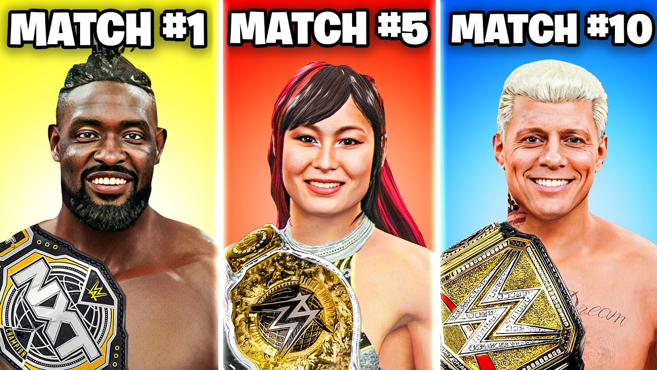 Я победил ВСЕХ чемпионов в WWE 2K25!