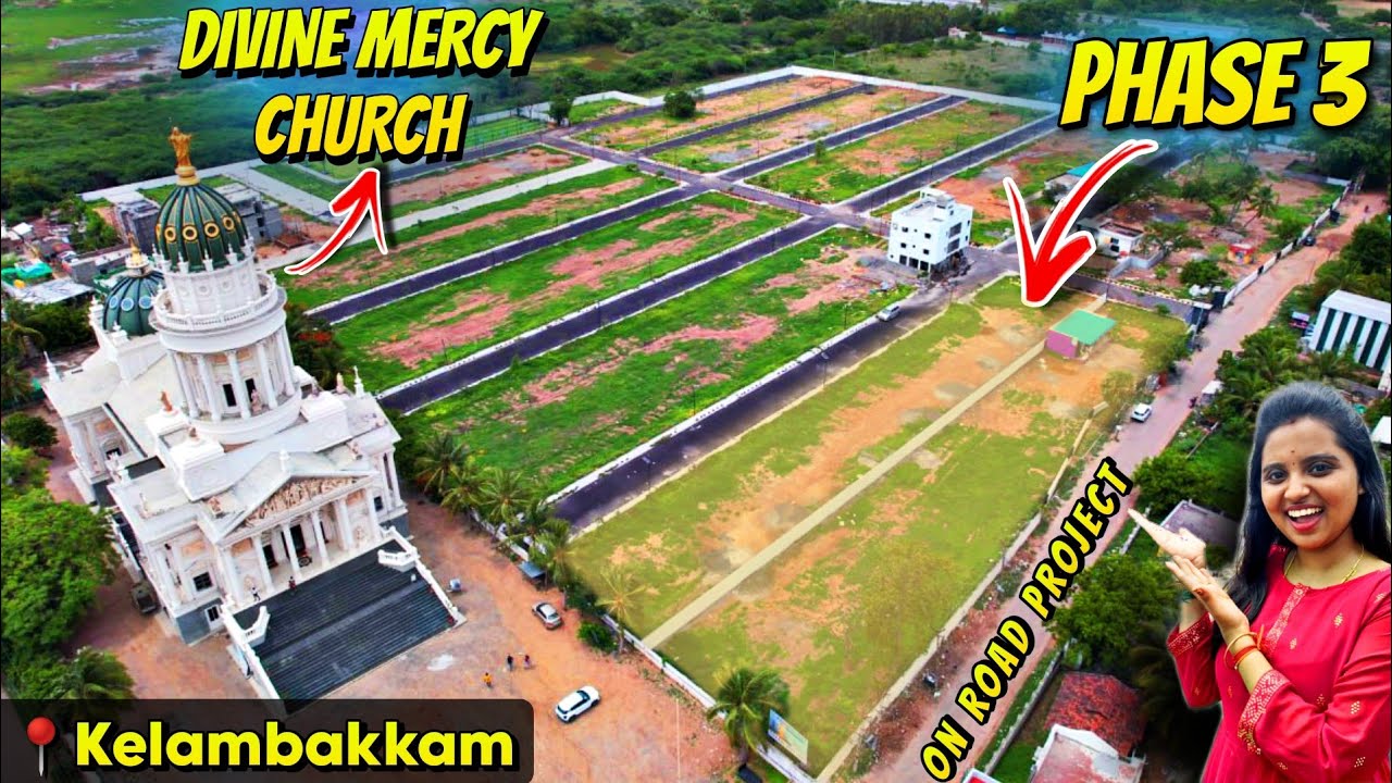 சென்னை கேளம்பாக்கத்தில் அழகிய தனி மனை இடம் விற்பனைக்கு🥳Don't miss it‼️ Beautifull Plots Near Church😍