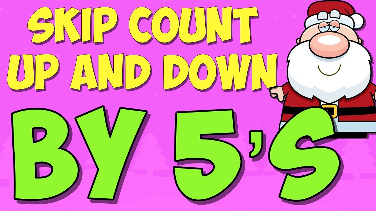 Count Up and Down By 5! Christmas Math with Santa!