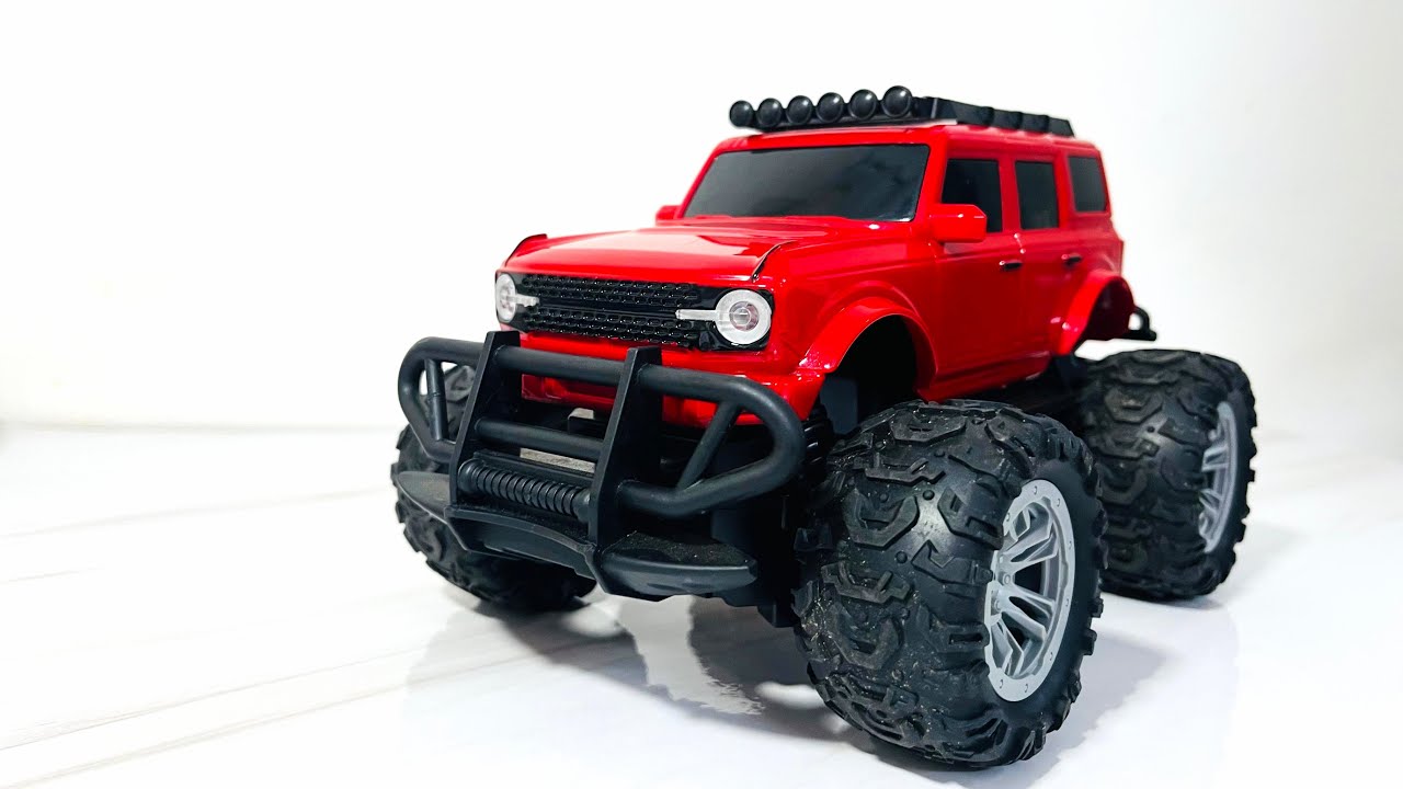 NEW ARRIVAL: RED BEAST MONSTER JEEP! Ford Bronco Look a like – Mind-Blowing Display & Closeup