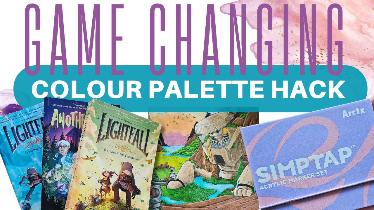 Game Changing Colour Palette Hack - First time using Arrtx Simptap Markers #arrtx #arrtxsimptap