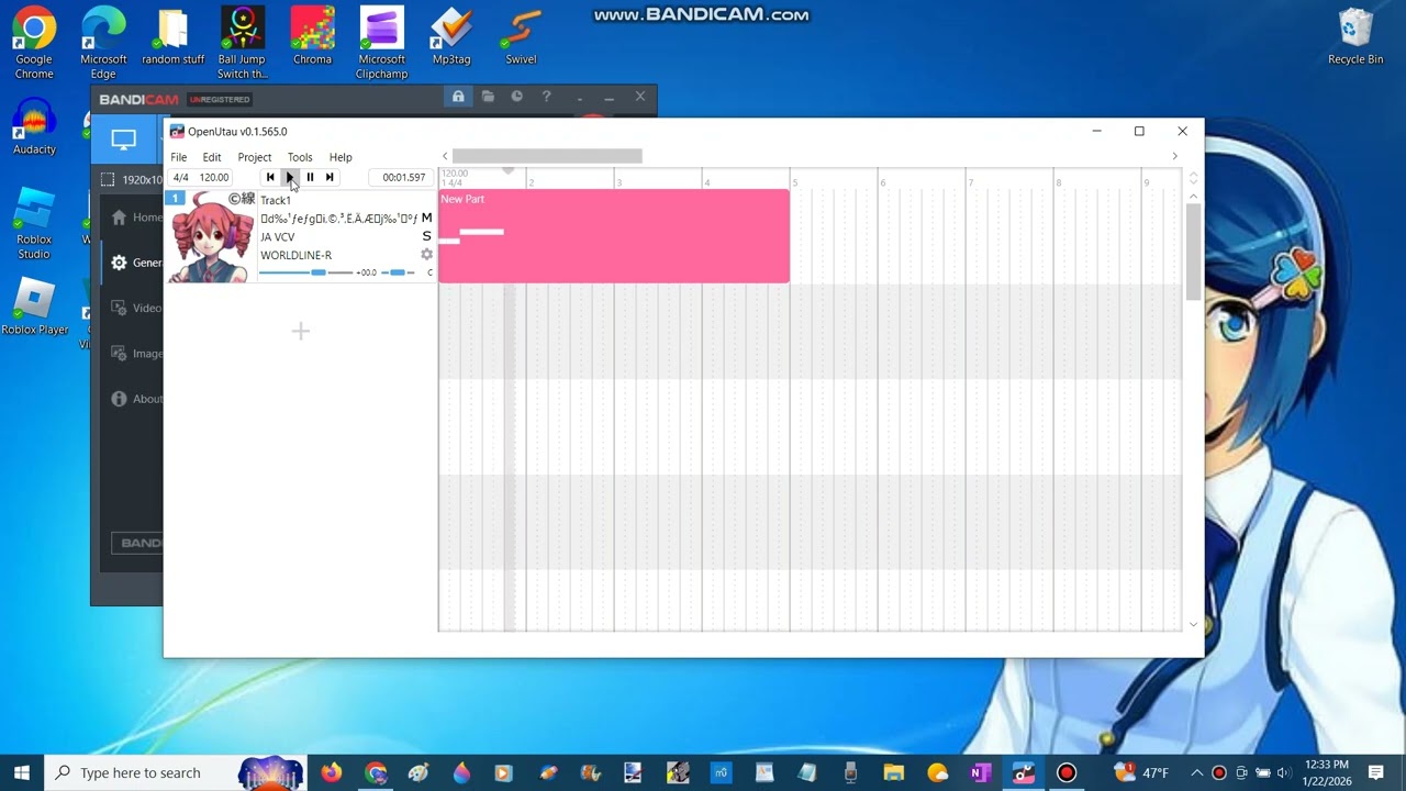 kasane teto OpenUtau test