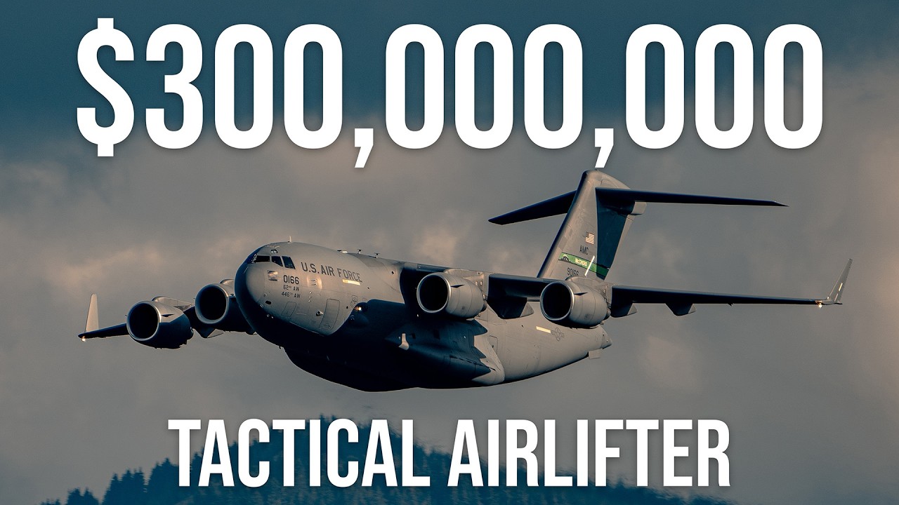 C-17 Globemaster стоимостью 300&nbsp;000&nbsp;000 долларов: как он приземляется там, где не могут приземлит...