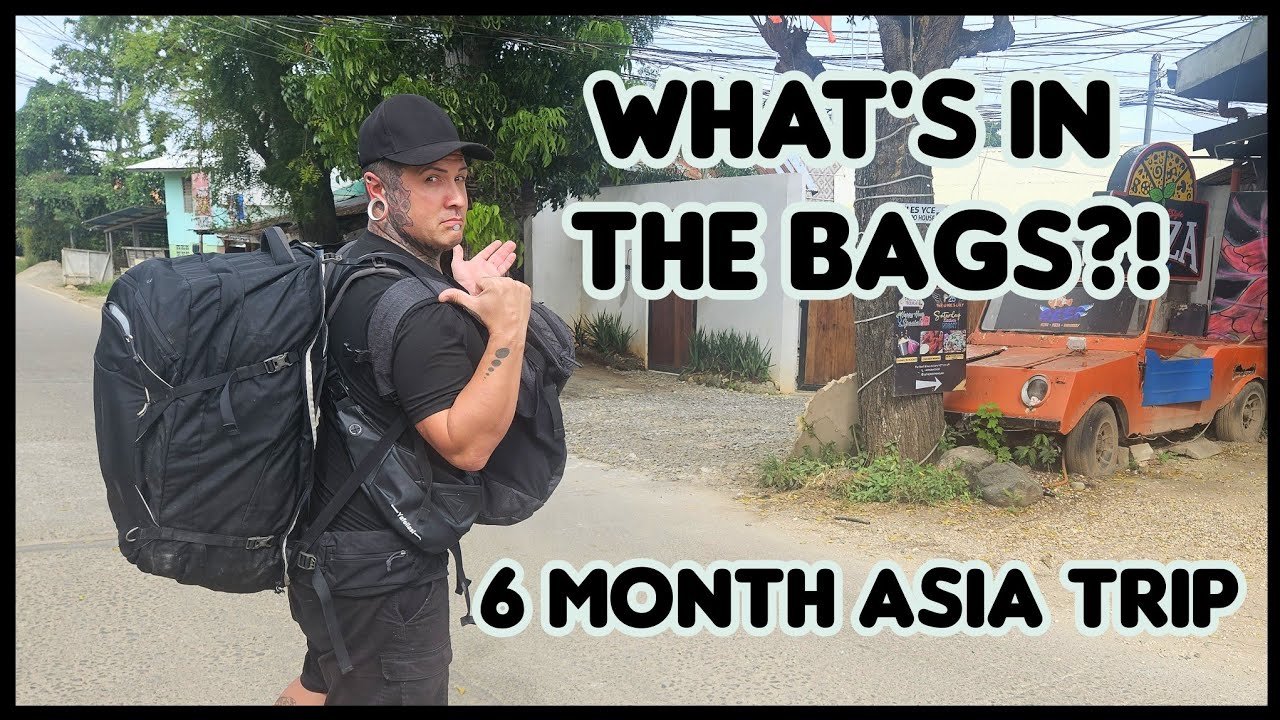 What I Pack For a 6-Month Trip to South East Asia! 🇵🇭 🇹🇭 🇻🇳 🇰🇭 🇱🇦