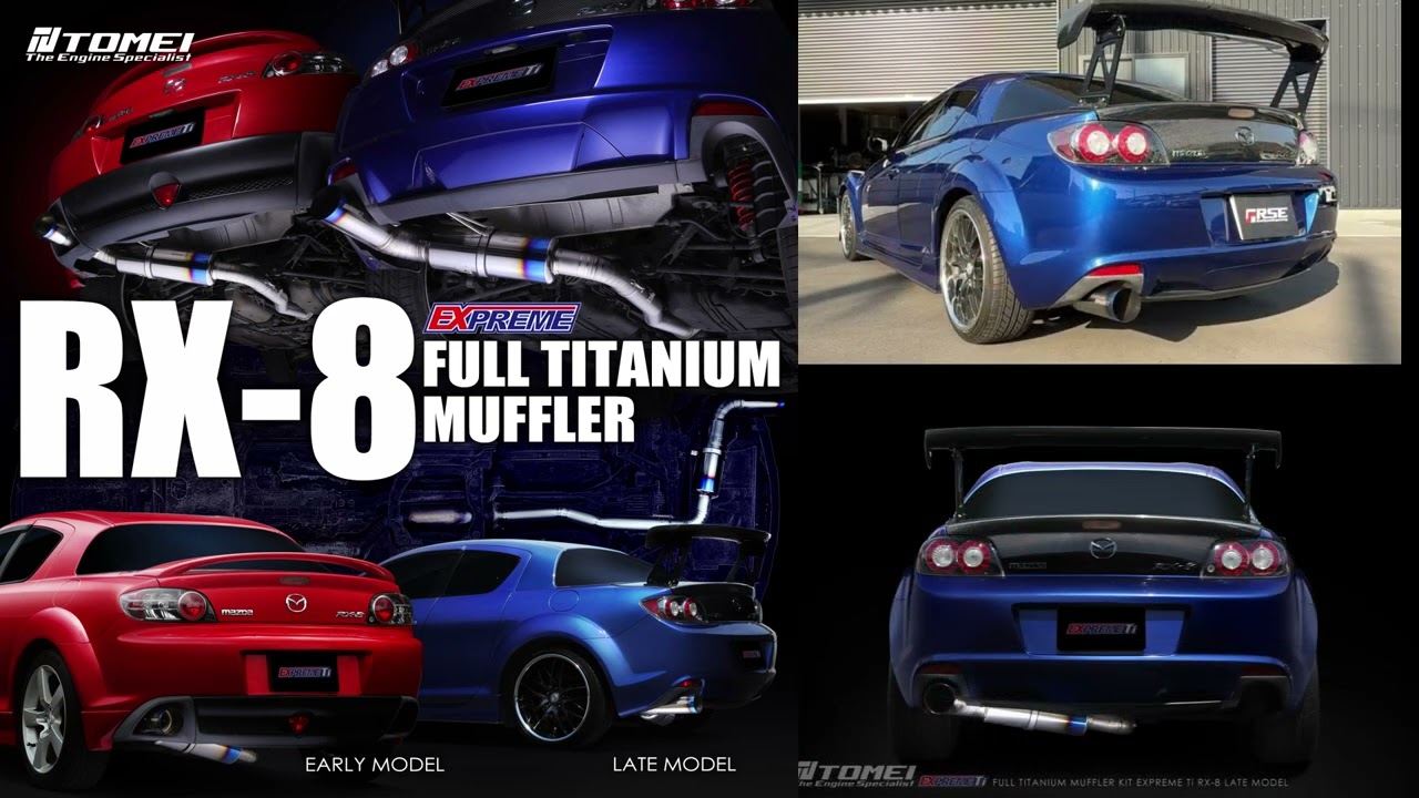 --Mazda RX-8--  TOMEI Expreme-Ti Full Titanium Muffler &mdash; Rotary Sound! 🔥