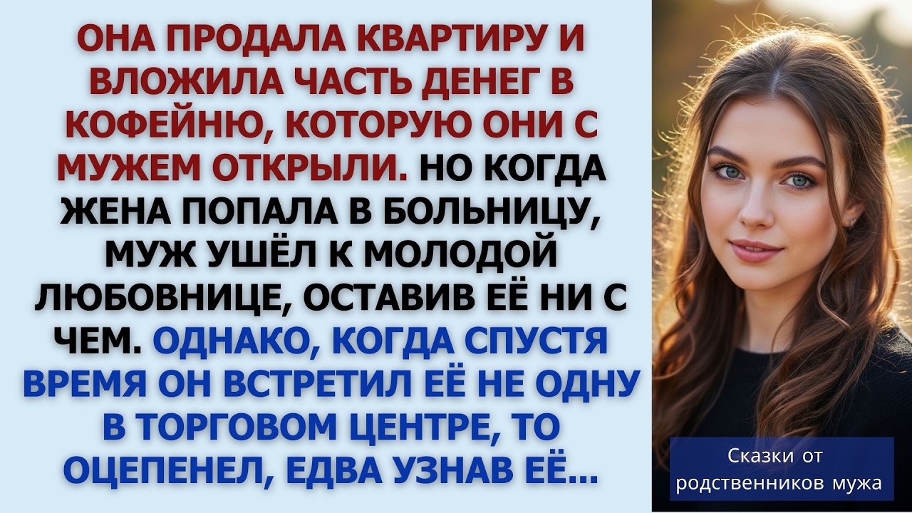 Узнав что жена больна, муж бросил её уйдя к молодой любовнице  Но когда спустя время встретил е