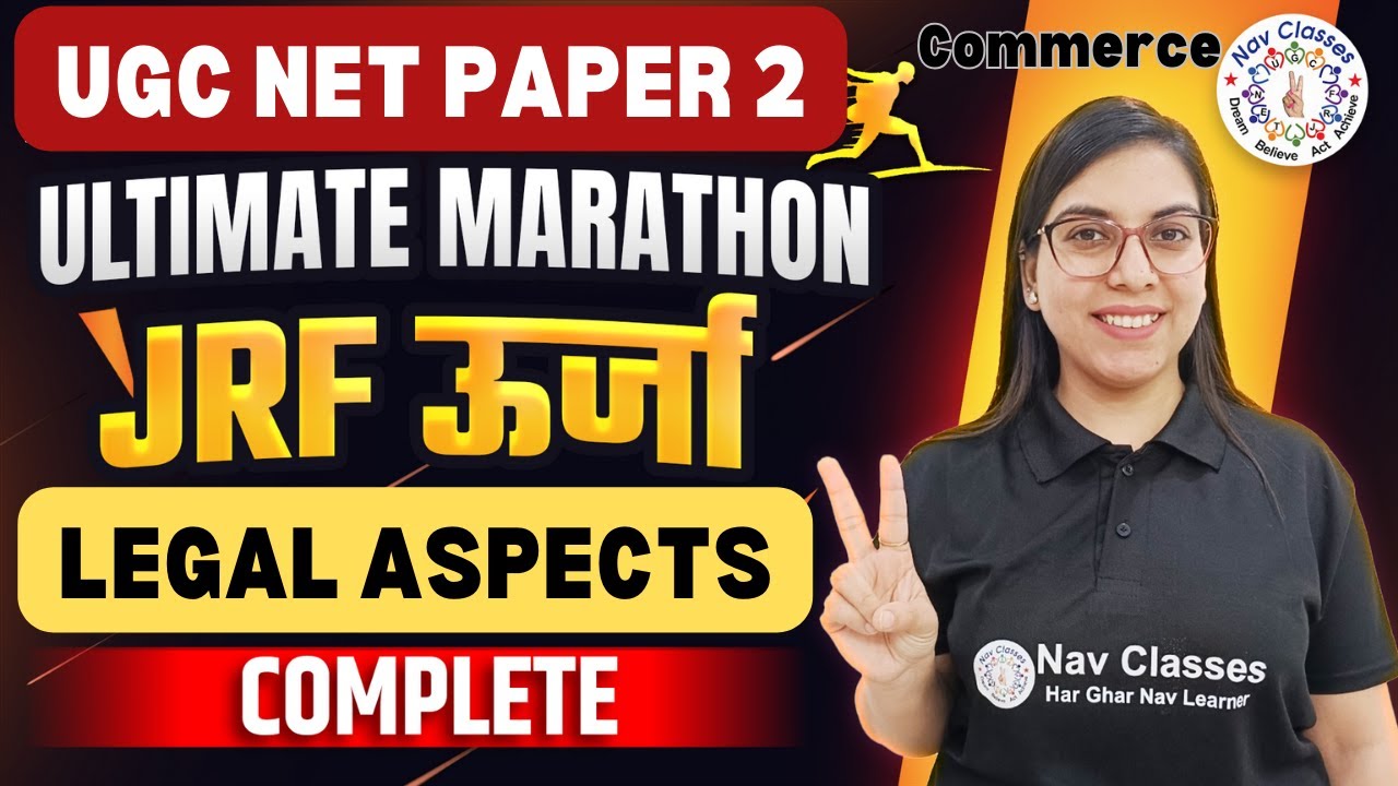 NET JRF June 2024 Marathon | Legal Aspects of Business | Paper 2 | By Navdeep Kaur