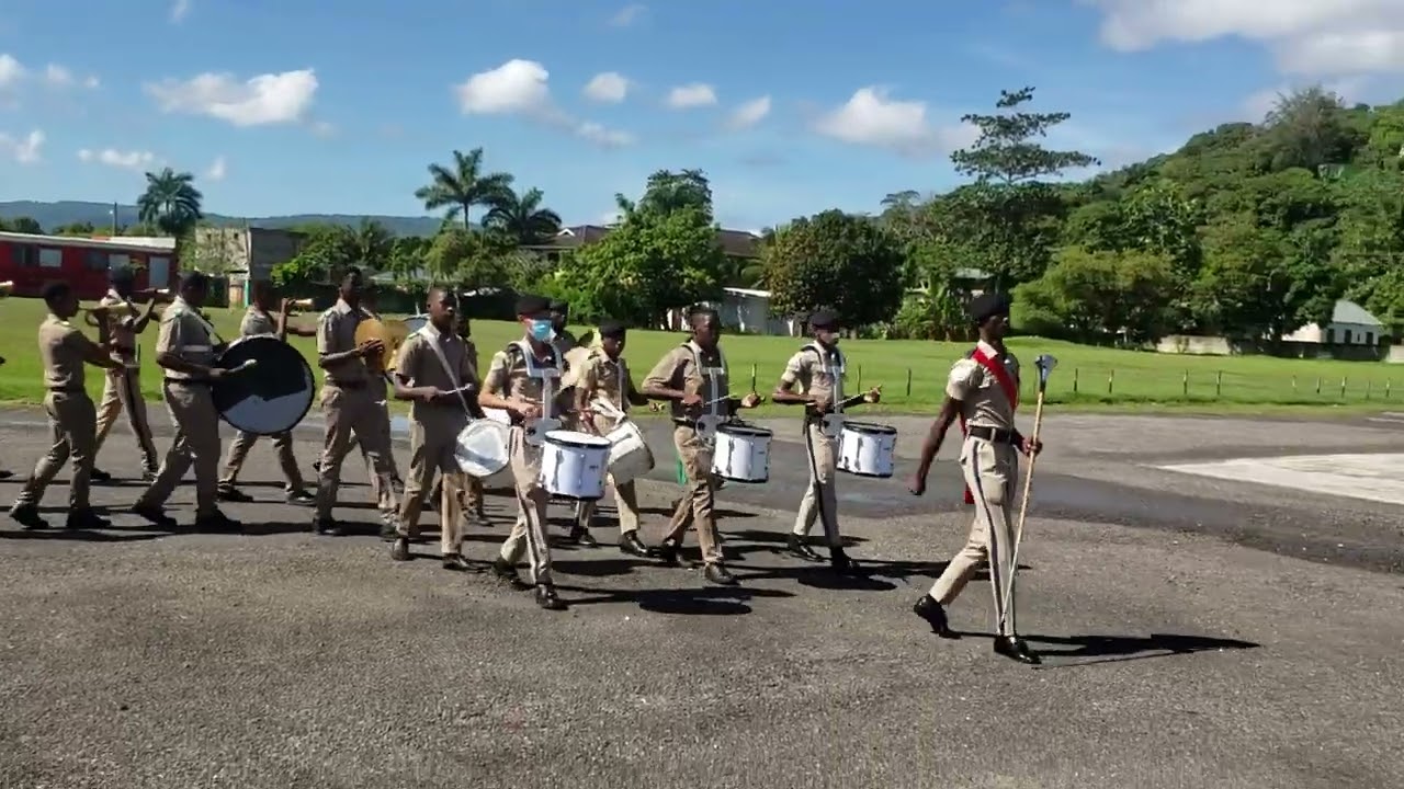 Drum Corp at Flag Raising Ceremony P2