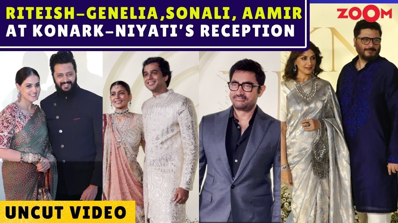 Konark Gowariker-Niyati Kanakia reception: Aamir Khan, Riteish-Genelia, Sonali Bendre attend