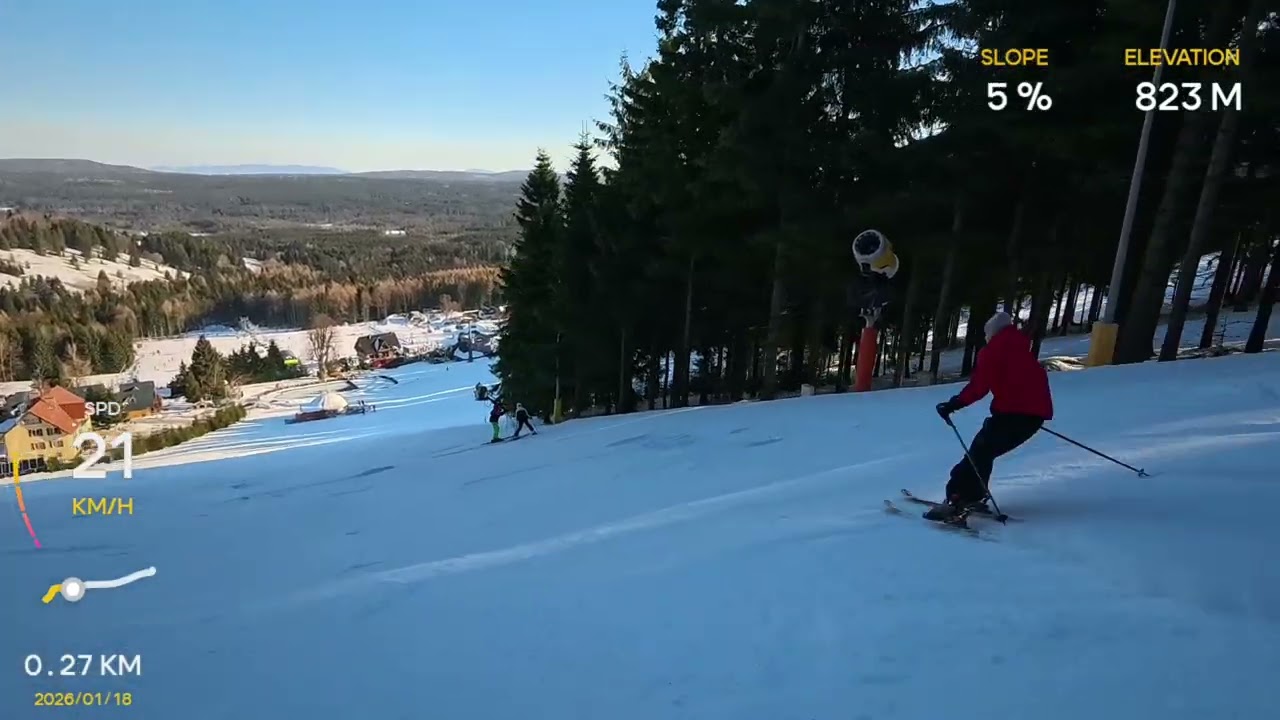 Zieleniec trasa 2 - Insta360 Ace Pro 2 - 2026.01.18 GPS