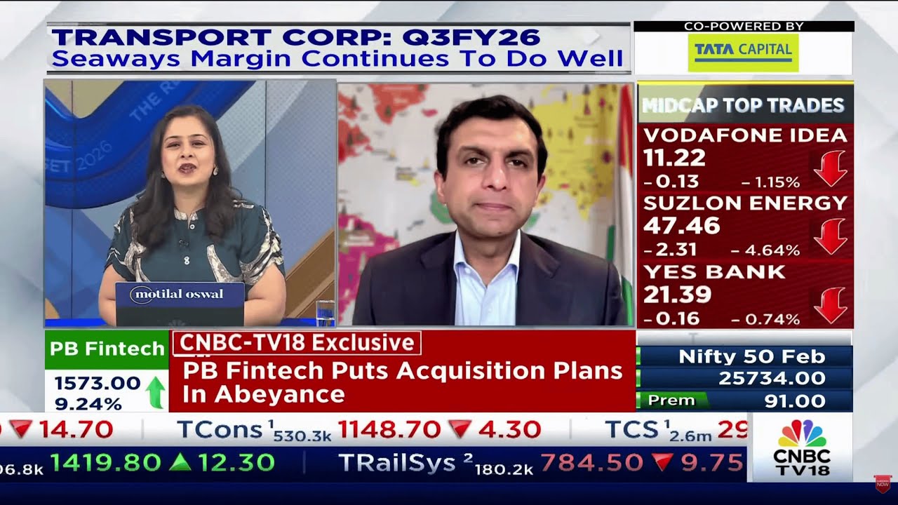 Our MD, Mr. Vineet Agarwal’s interaction with CNBC TV18 | TCI