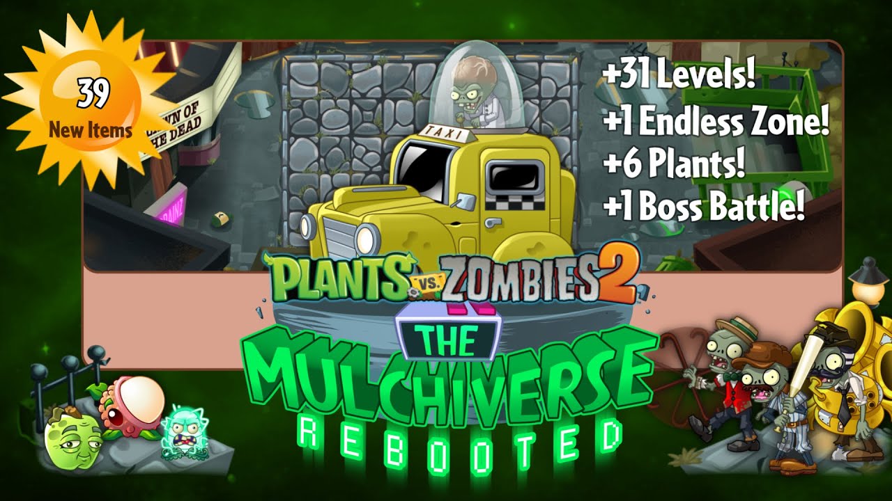 Swinging City, Part 2 | Plants Vs Zombies 2 Mulchiverse DLC REBOOTED - Fanmade Content