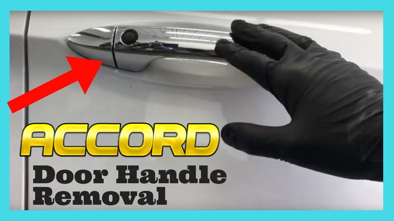 2017 Honda Accord How to Remove Door Handle with Smart Keyless Entry Replace Install