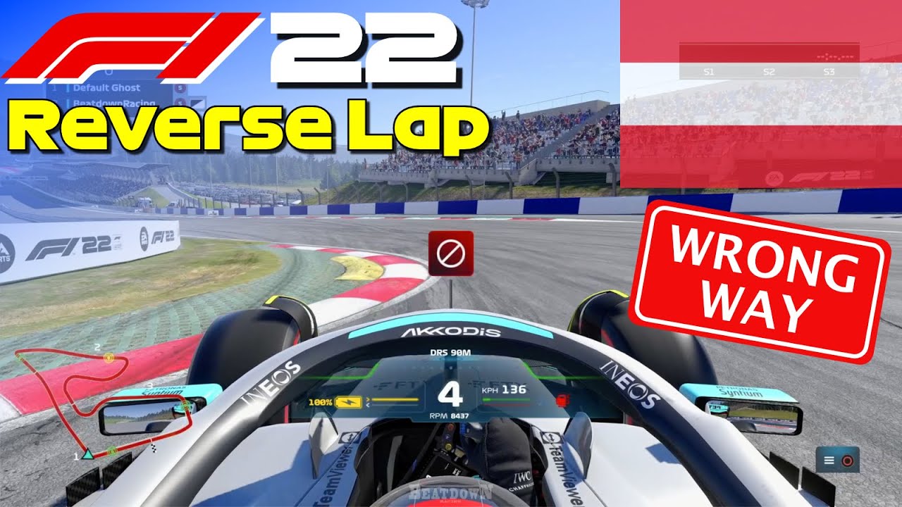 F1 22 - Red Bull Ring Reverse Lap | PS5
