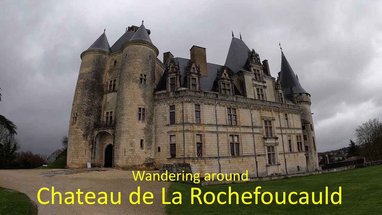 Wandering around Chateau de La Rochefoucauld, Charente, France. A flavour of this wonderful chateau.