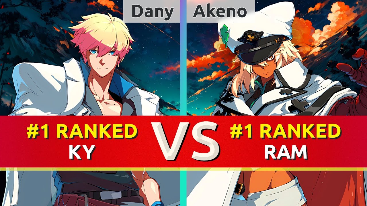 GGST ▰ Dany (#1 Ranked Ky) vs Akeno (#1 Ranked Ramlethal). High Level Gameplay