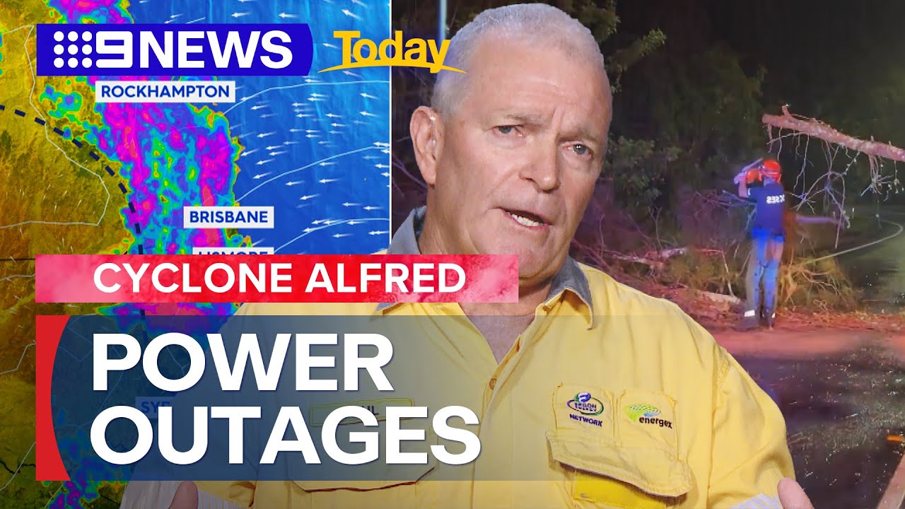 More than 200,000 homes still without power in south-east Queensland | 9 News Australia