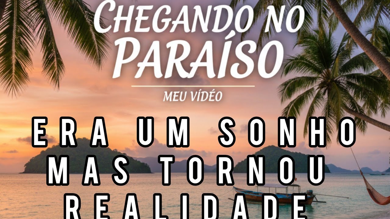Está praia e um paraíso mas tivemos que sair