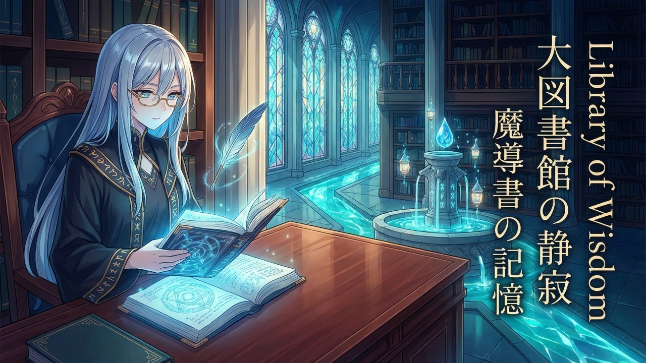 【ケルト音楽/勉強用】水の都の大図書館 | 魔導書と知恵の泉 | Fantasy Library & Study BGM