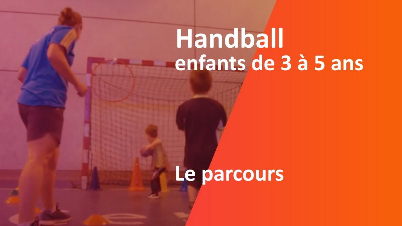 Handball, le parcours, enfants de 3 à 5 ans