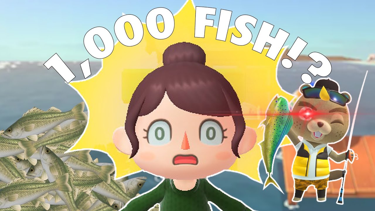 Поймайте 1000 рыб для 1000 подписчиков! | Animal Crossing New Horizons СЛОЖНЫЙ РЕЖИМ