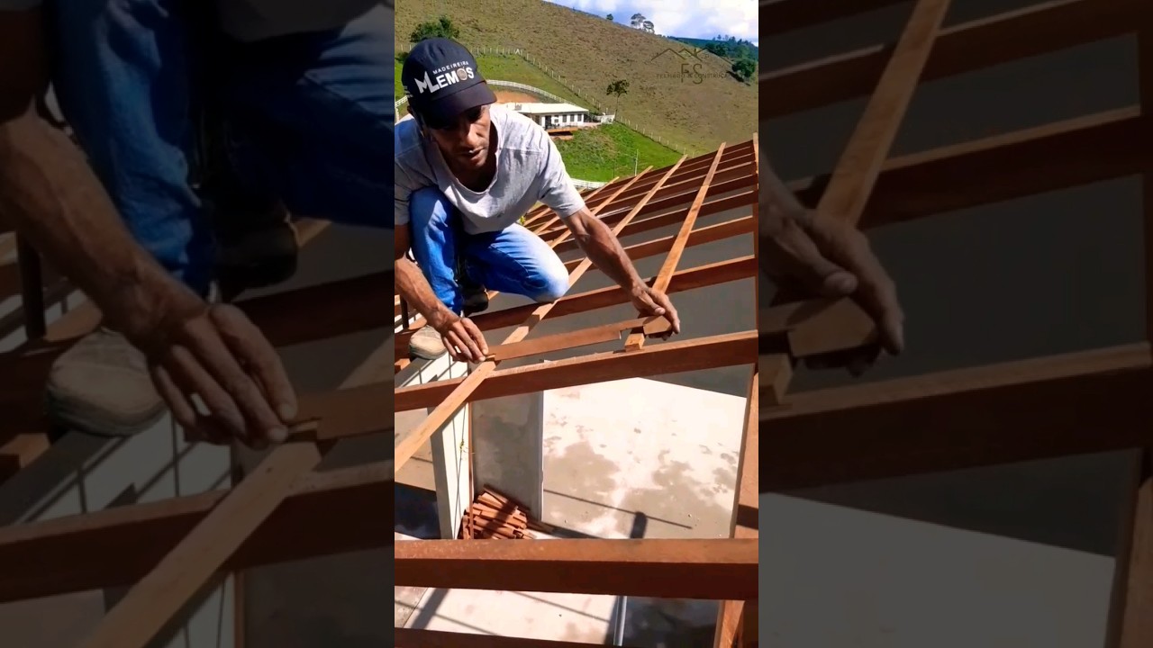👉J&aacute; aprendeu a fazer &eacute; Hora de Aprender usar, ripamento de telhado de forma correta #carpintaria