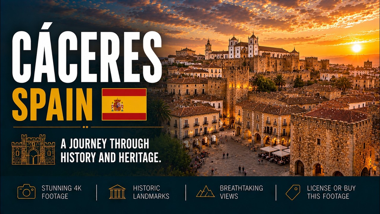 Cáceres ● Spain 🇪🇸 【4K】 Aerial Cinematic Drone [2023]