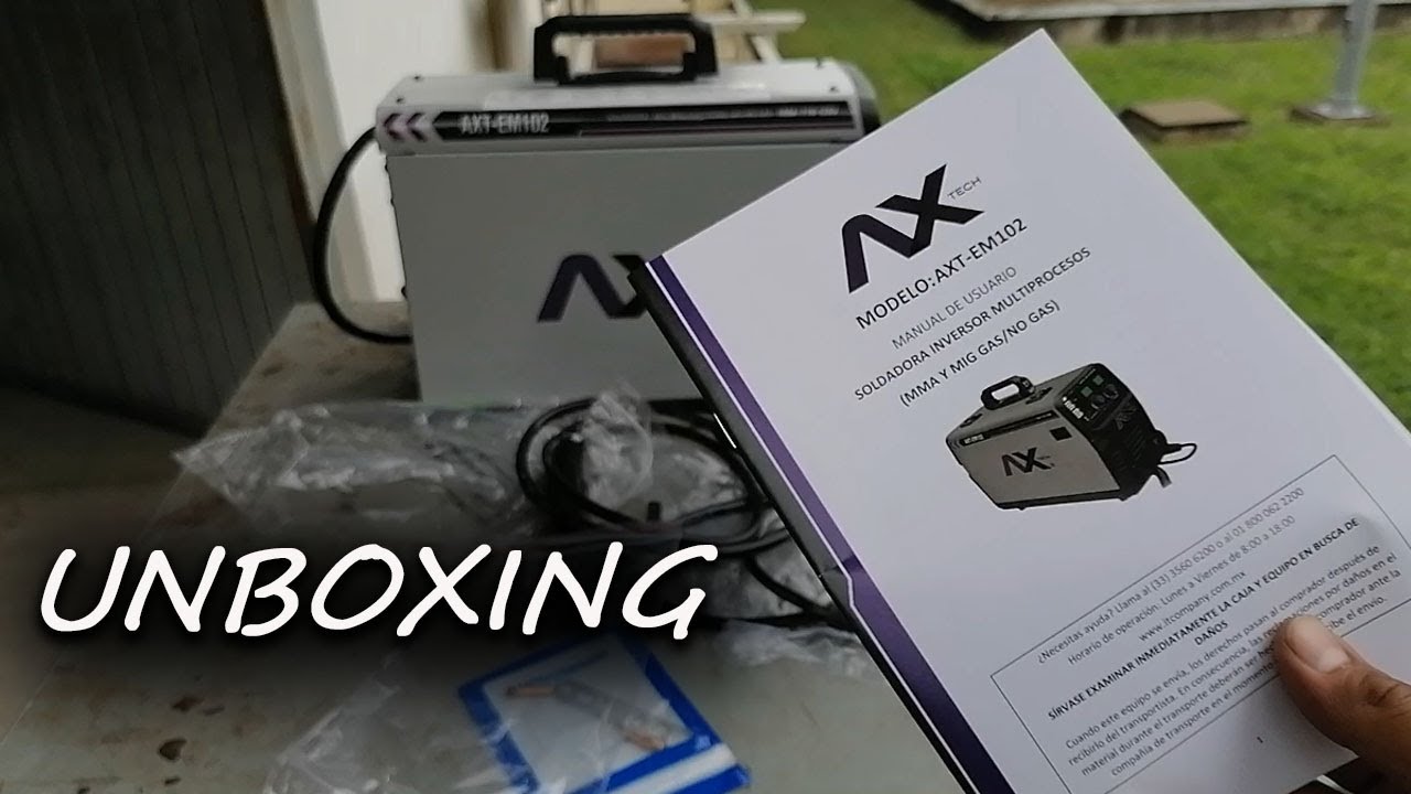 Unboxing || AXT-EM102 || Soldadora multiproceso con MIG/MAG & MMA