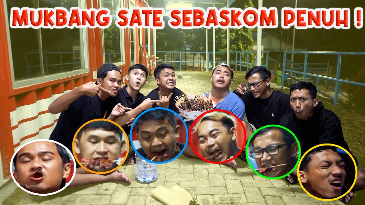 MUKBANG SATE BAKARAN 100 TUSUK SAMPAI HABIS  !