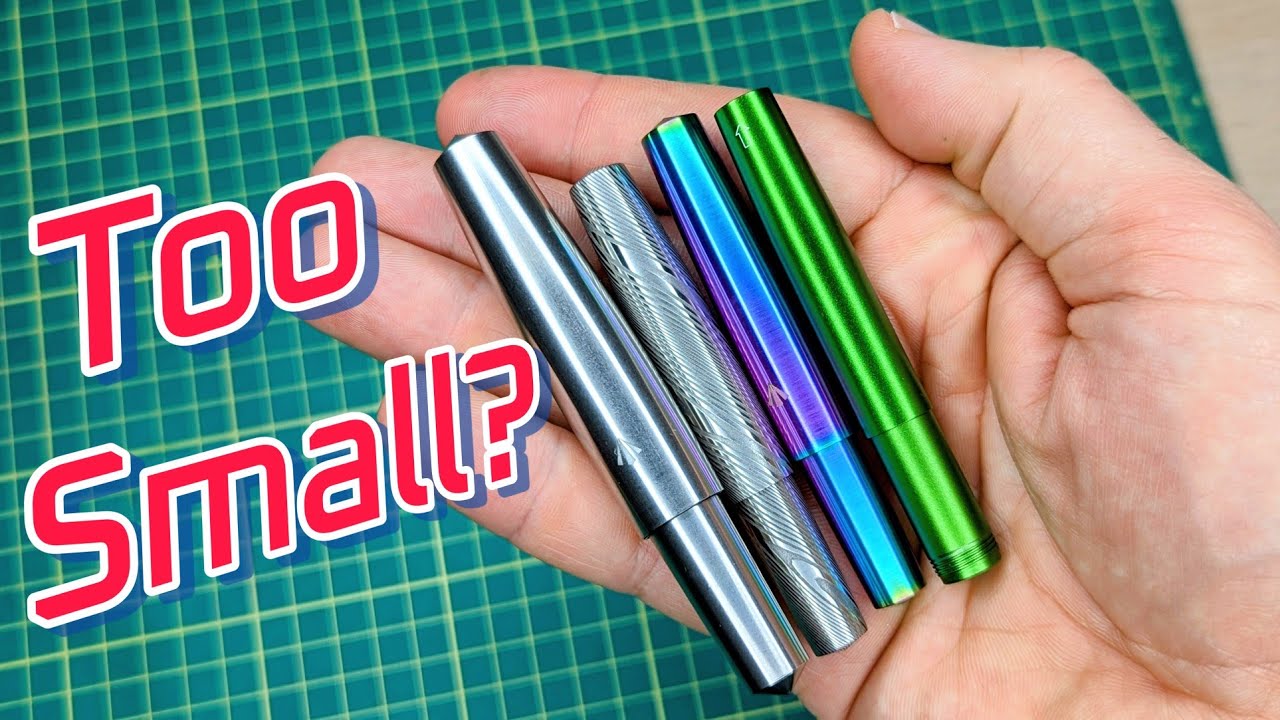 Smallest Pocket Pens I've Seen - Gravitas Dinkey & Quark Fountain Pens