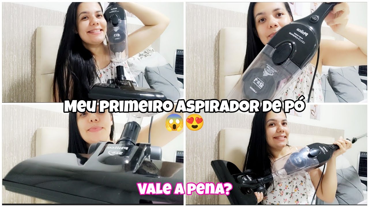 PRIMEIRAS IMPRESSÕES 😱😍 ASPIRADOR DE PÓ VERTICAL 2 EM 1 1450W PAS1600P/ PHILCO 