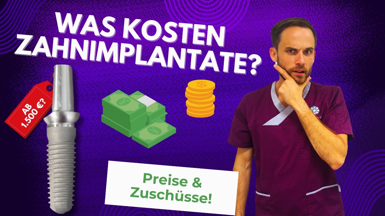 Was kosten Zahnimplantate wirklich? 💰 Alles &uuml;ber Preise & Zusch&uuml;sse