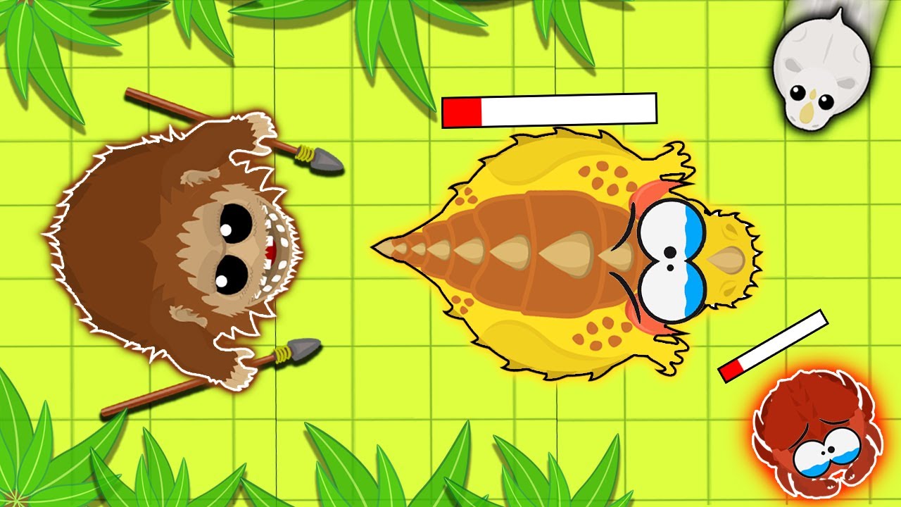 MOPE.IO Legendary BIGFOOT TROLLING on DINO MONSTER!!