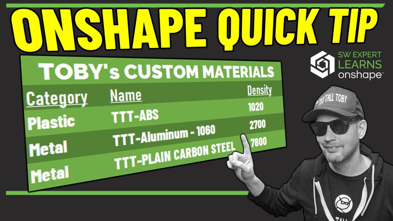 Create a Custom Materials Library in Onshape