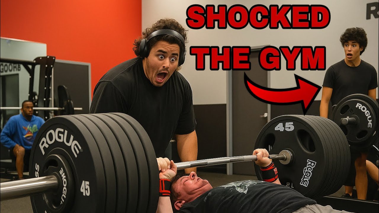 COMMERCIAL GYM GOES INTO SHOCK AFTER I HIT THESE BENCH PR’S!!!