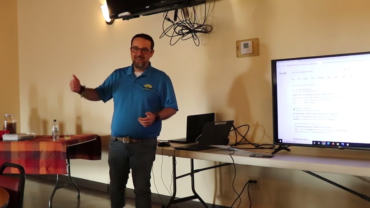 TC Historical Society - Nathan Jochum & Chris Cail  Digitizing Newspapers & Negatives 6-26-23 PART 1