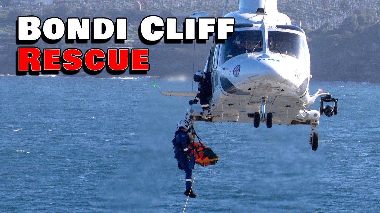 Teenager rescued after falling 6 metres from Bondi cliff