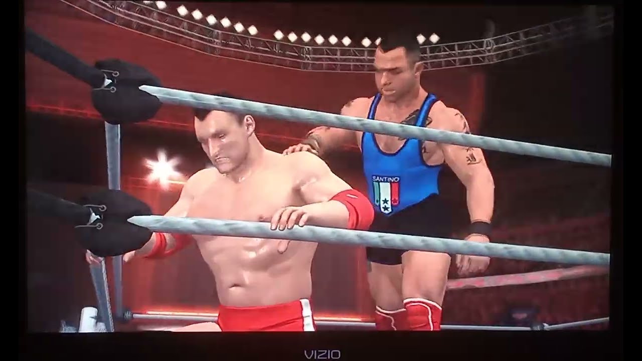 Santino Marella and Vladimir Kozlov vs William Regal and Mike Knox: SmackDown vs Raw 2011.